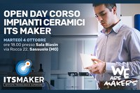 Open Day Corso Impianti Ceramici ITS MAKER